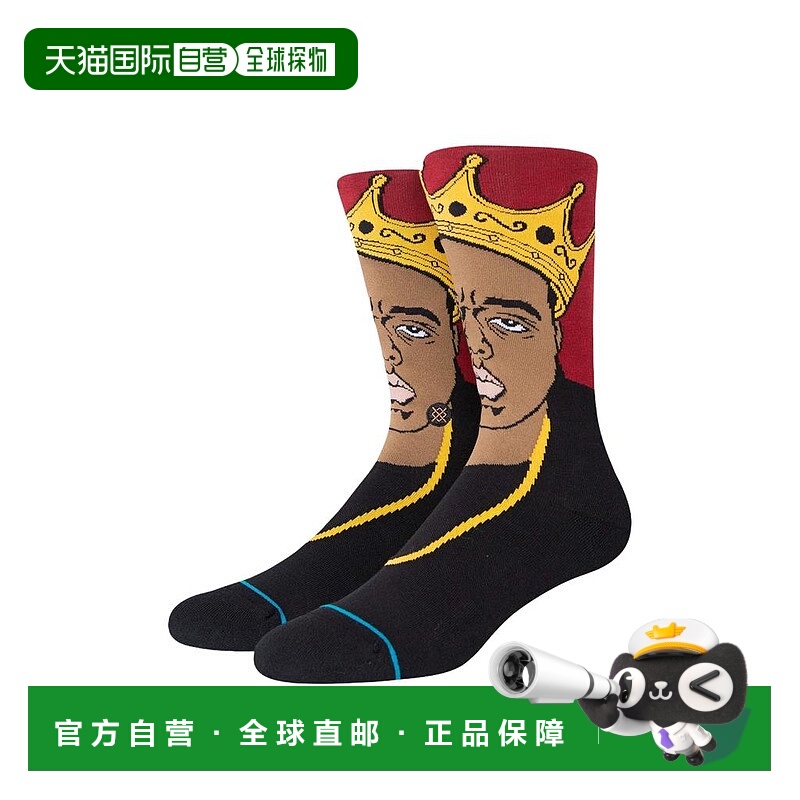 【美国直邮】Stance Stance Biggie Resurrected BIG 黑色/红色中