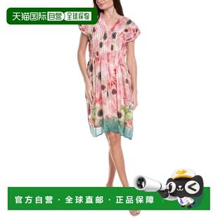 Pleated 美国奥莱 自营Johnny Rosa Dress pink Mini Was Silk