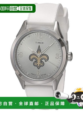 自营 Timex致敬NFL女士手表-白色 美国奥莱直发天美时