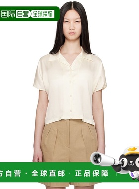 1h可退 香港直邮潮奢 A.P.C. 女士 灰白色 Miley 衬衫 VIAKQF1258