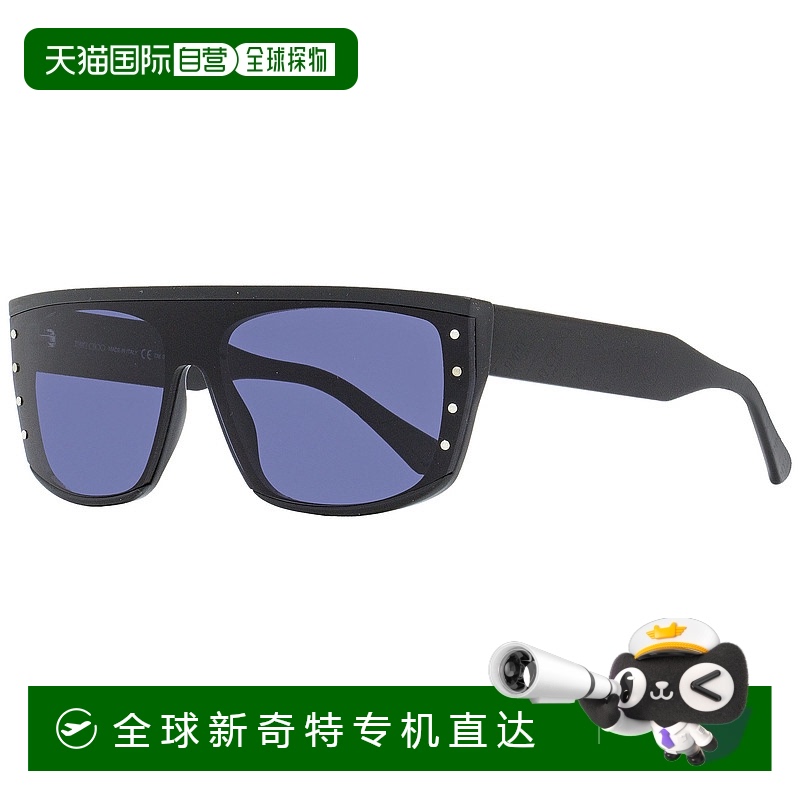 自营Jimmy Choo 男女通用 Shield 太阳镜 Rylan/S 807IR 黑色 99