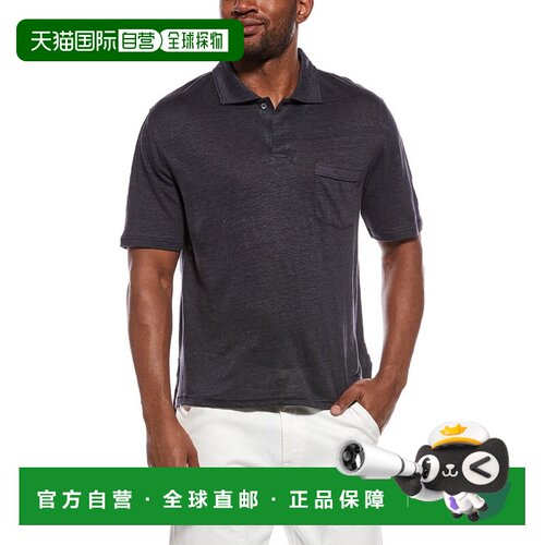 自营J.McLaughlin Riva Linen Knit Top - black 美国奥莱直发