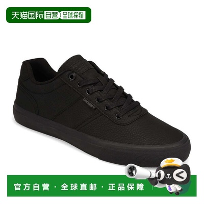 自营Dockers Mens Hobbs Wax Casual Sneaker - black 美国奥莱直
