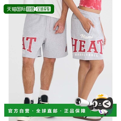 自营Aeropostale Miami Heat Basketball Fleece Shorts - grey