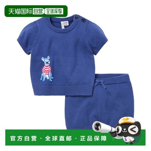 蓝色 自营 Jack法国斗牛犬毛衣套装 and 美国奥莱直发 Janie