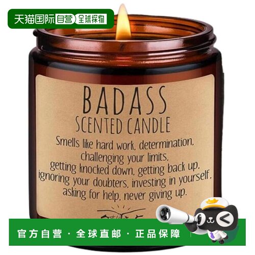 自营Lovery Badass 蜡烛 - 棕色、米色 美国奥莱直发
