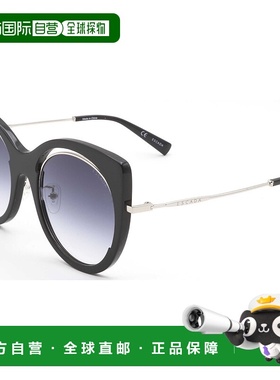 自营 Escada女式54毫米黑色太阳镜-黑色 美国奥莱直发艾斯卡达