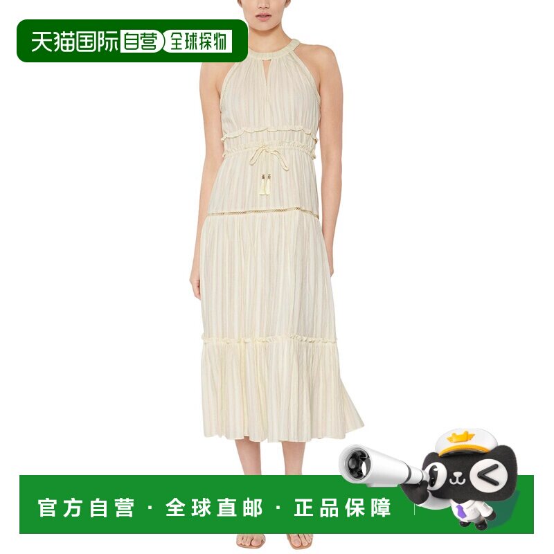 自营LIKELY Marsha Dress - Beige 美国奥莱直发吊带连衣裙