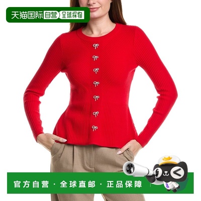 自营Nanette Nanette Lepore Knit Sweater - red 美国奥莱直发