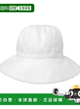 自营janie and jack珍妮和杰克太阳帽-白色 美国奥莱直发