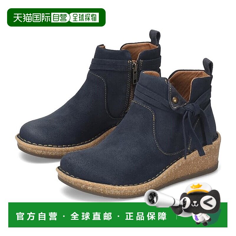 1h可退 香港直邮潮奢 born 宝蕴 女士 Vaughn 短靴 blue蓝色 舒适