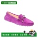sTOD 紫色 Gommino 自营tod Suede Loafer 美国奥莱直发乐福鞋