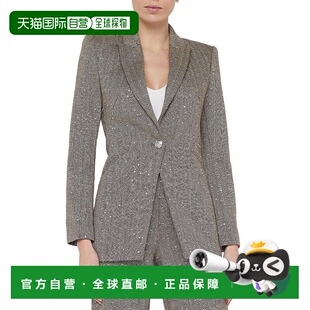 自营 L'AGENCE Sheila Structured Wool-Blend Blazer - green 美
