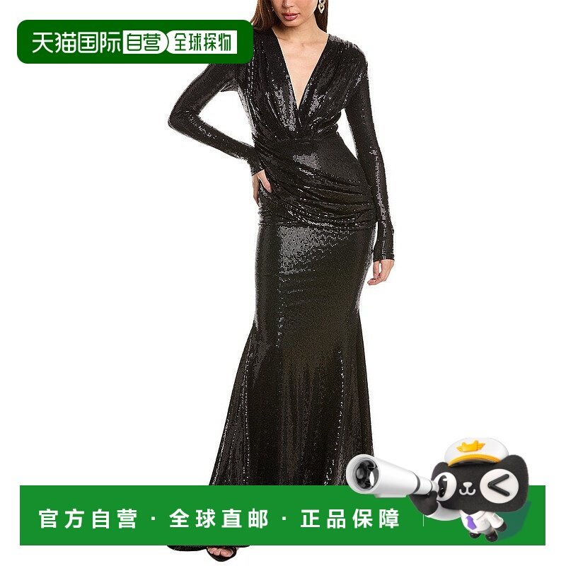 自营issue new york发行纽约亮片礼服-黑色 美国奥莱直发连衣裙,女装/女士精品,连衣裙,淘宝优惠券,粉丝福利购,淘宝优惠卷