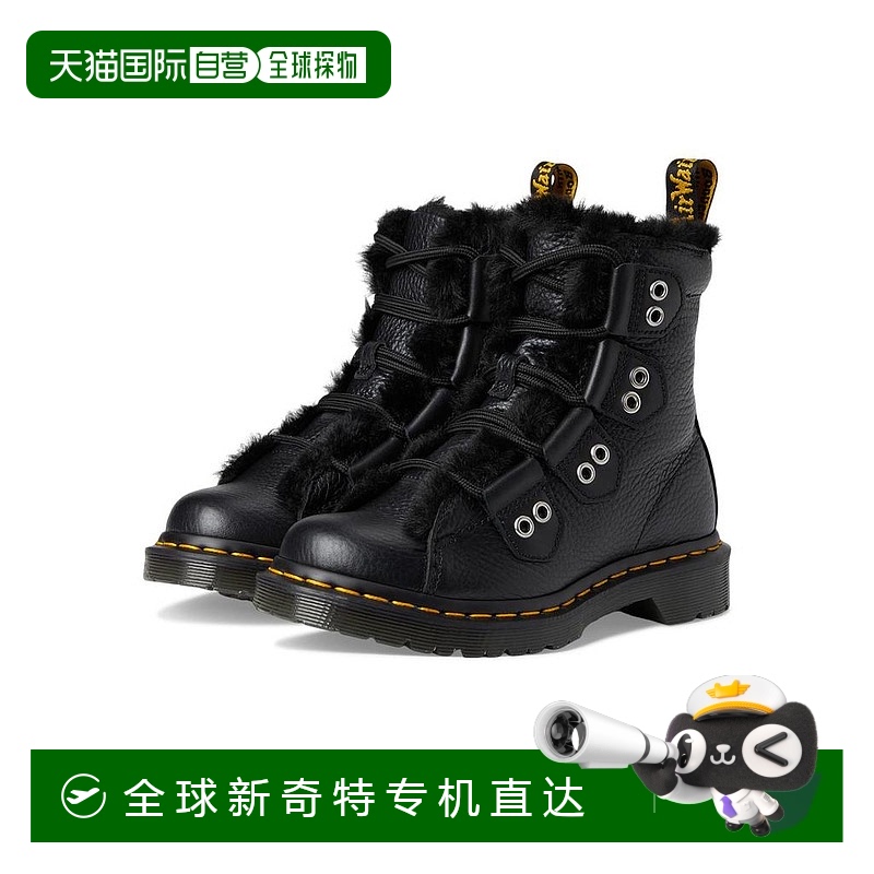 【美国直邮】Dr Martens 1460 系带至趾毛皮衬里靴 女鞋 时装靴