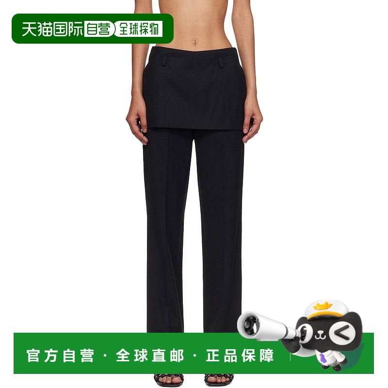 1h可退 香港直邮潮奢 TOTÊME 女士 黑色 Skirt 长裤 253WRB0284FB