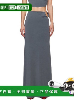 1h可退 香港直邮潮奢 Jade Cropper 女士 灰色 O 形环半身裙 CO20