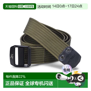 加拿大直邮始祖鸟CONVEYOR BELT 38男女款宽型金属扣腰带