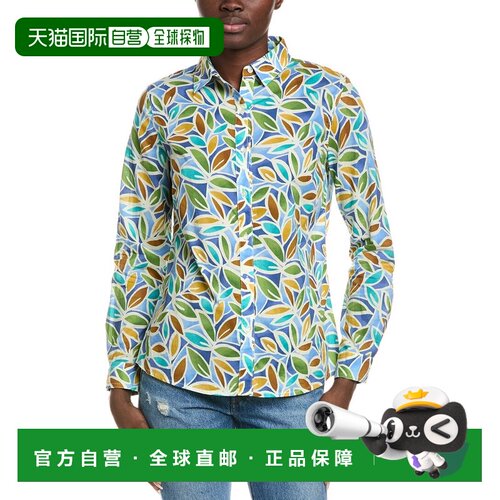 自营J.McLaughlin Lois Blouse - blue 美国奥莱直发