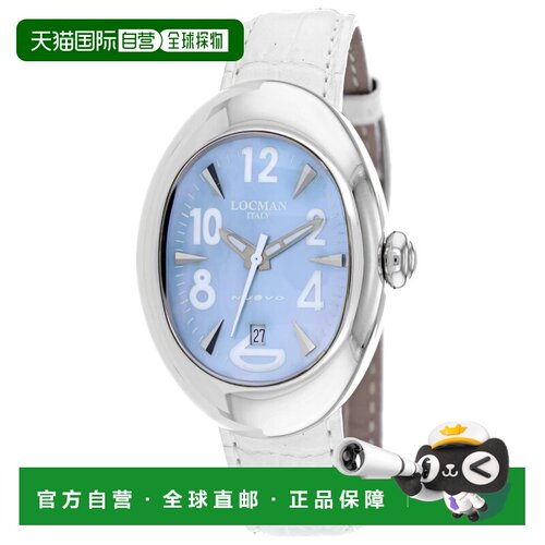 自营Locman女式经典蓝色表盘手表-蓝色 美国奥莱直发