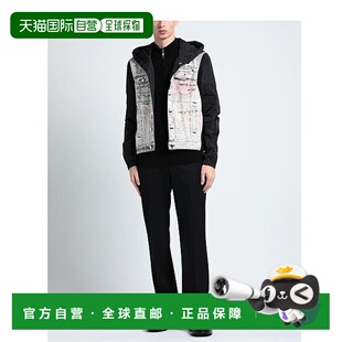 1h可退 【美国直邮】Dsquared2男士外套牛仔单排扣连帽多口袋休闲