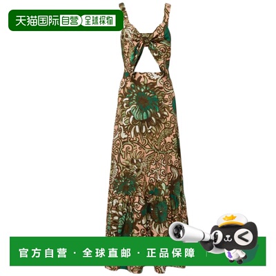 自营double jLong Cotton Dress - neutrals 美国奥莱直发