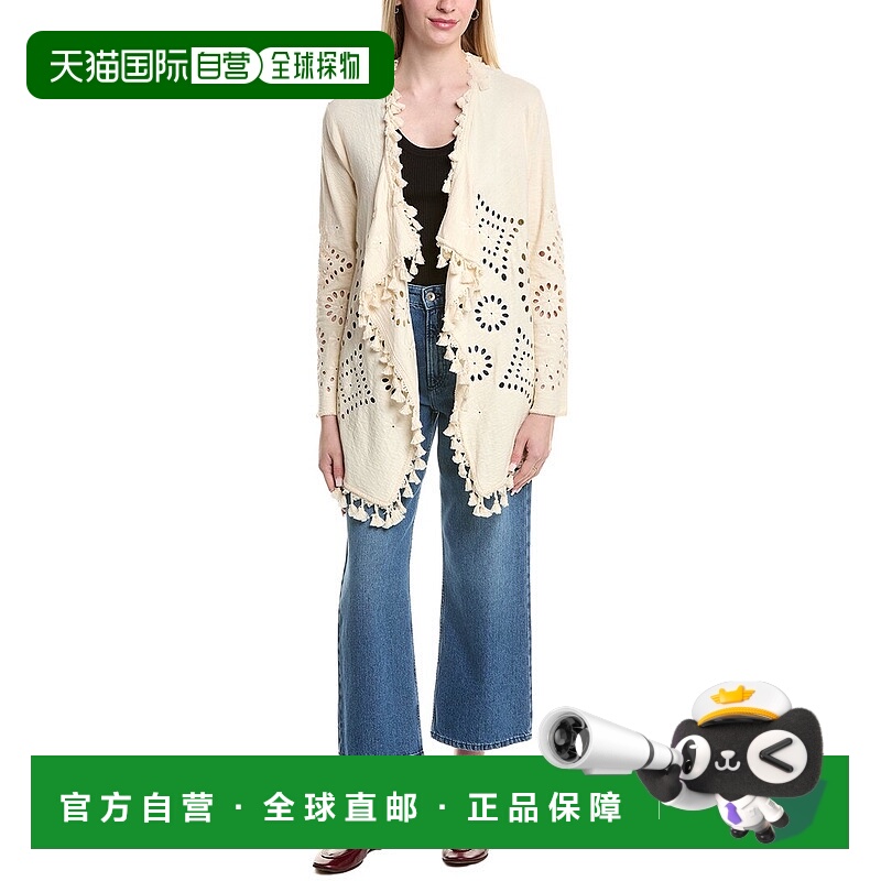 自营Johnny Was Equette Sweater - white 美国奥莱直发