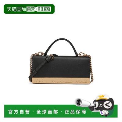 自营karl lagerfeldJacqueline Crossbody - black/gold 美国奥莱