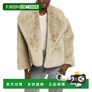 Faux Curmeta Fur Coat 美国奥莱直发外套 自营Hugo tan Boss
