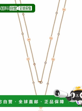 自营 Suzy Levian 玫瑰纯银白色蓝宝石和珍珠 By-the-Yard 46\