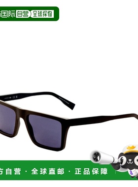 自营Lacoste Men's 56 mm Brown Sunglasses - matte brown 美国