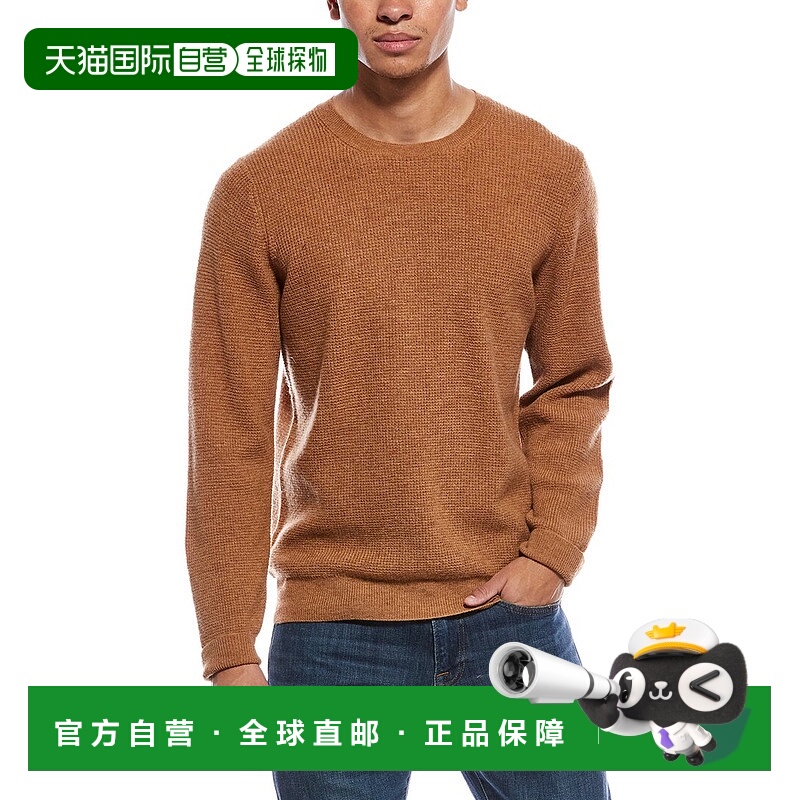 自营Brodie Cashmere Moss Stitch Wool & Cashmere-Blend Crewne