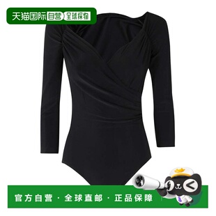 black 自营norma 美 Bodysuit Sweatheart kamaliOff Shoulder