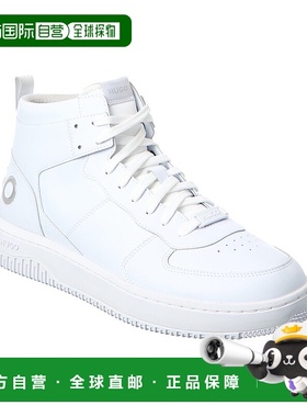 自营Hugo Boss Kilian Hito白色运动鞋 高帮鞋男鞋美国直发奥莱