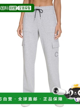 自营Calvin Klein Cargo Pants Women's  Pearl Gray Active Embr