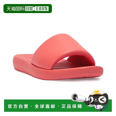 自营 FitFlop iQUSHION皮革滑盖-粉红色 【美国奥莱】直发新款
