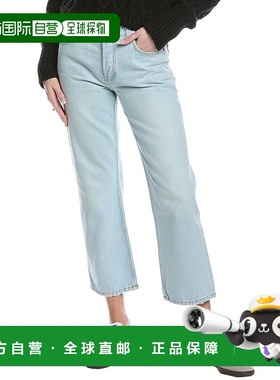 自营 redoneRE/DONE Easy Straight Acqua Crop Jean - blue 美国