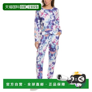 自营Catherine Malandrino 2pc Pajama Set - blue 美国奥莱直发