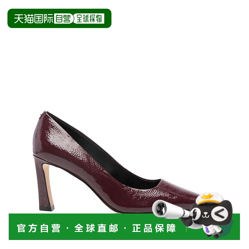 自营michael korsMid-Heel Pumps In Calfskin With Glossy Finis