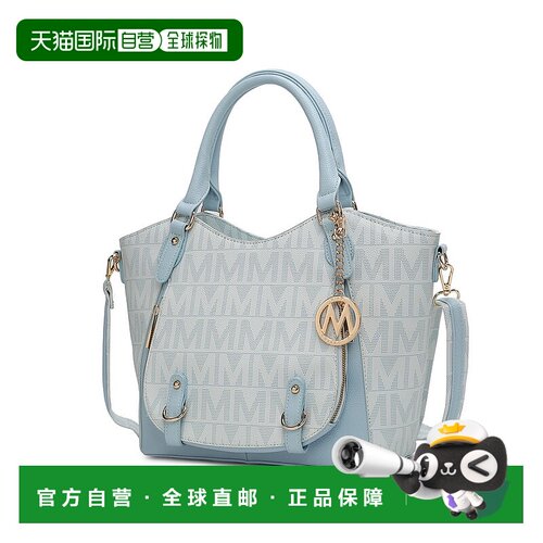 自营 mia k collectionFula Signature Satchel Handbag - light