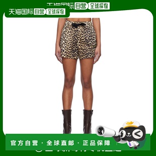 甘尼 女士 短裤 香港直邮潮奢 Nylon GANNI Duchesse 1h可退 棕色