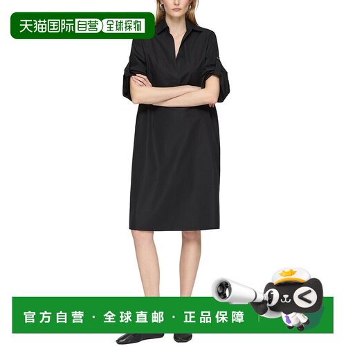 自营Lafayette 148 New York Petite Tab Sleeve Popover Dress -