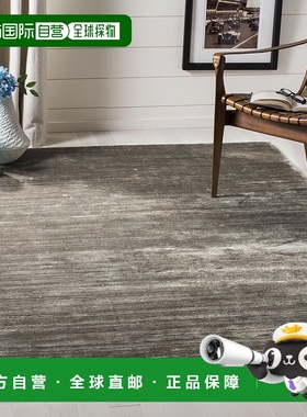 自营safaviehMirage Hand Made Area rug, Graphite Solid / Tona