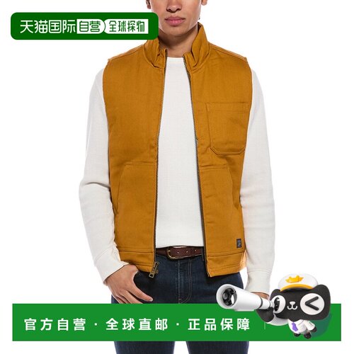 美国直邮自营weatherproof vintage防水复古格子法兰绒衬里帆布