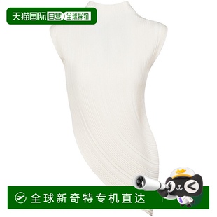 自营 美国奥莱直发 herno不对称高领上衣 白色
