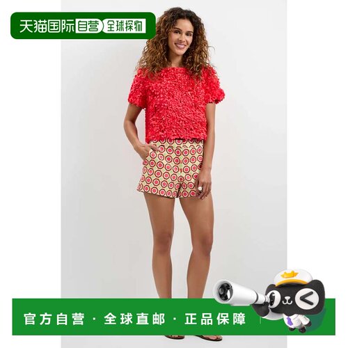 自营trina turk科尔宾 萨勒诺短片-萨勒诺 美国奥莱直发短裤