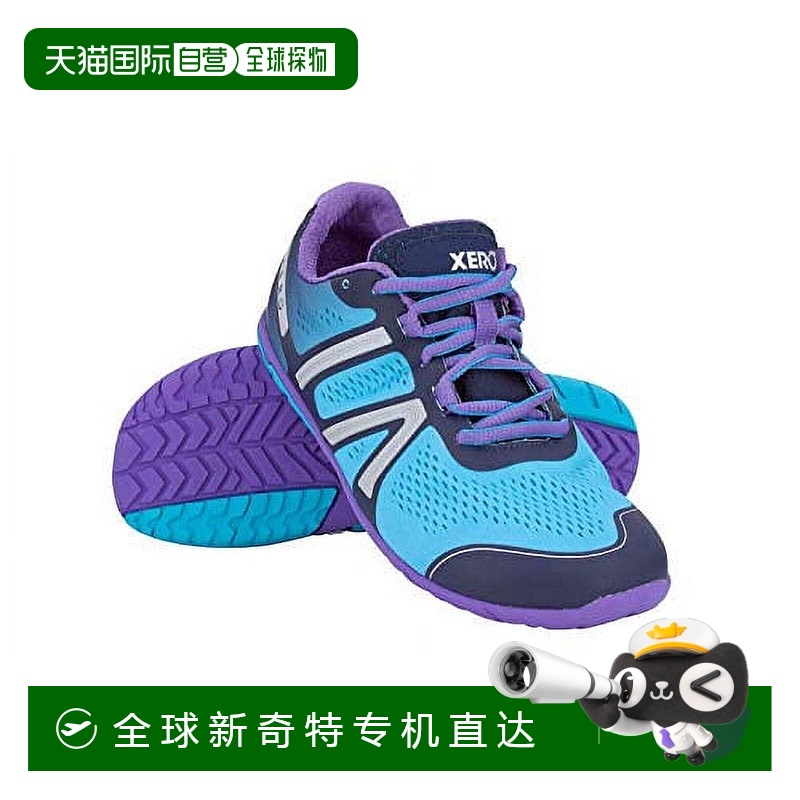 自營(yíng) xero shoesXero HFS Sneakers女式美國(guó)9號(hào)環(huán)礁藍(lán)系帶公路跑Z