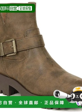 自营Zodiac Miller I7582S2 Boots Women's Bear Brown Lug Sole