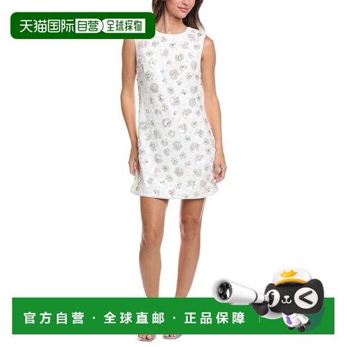 自营Milly Ivette花帆船连衣裙-白色 美国奥莱直发