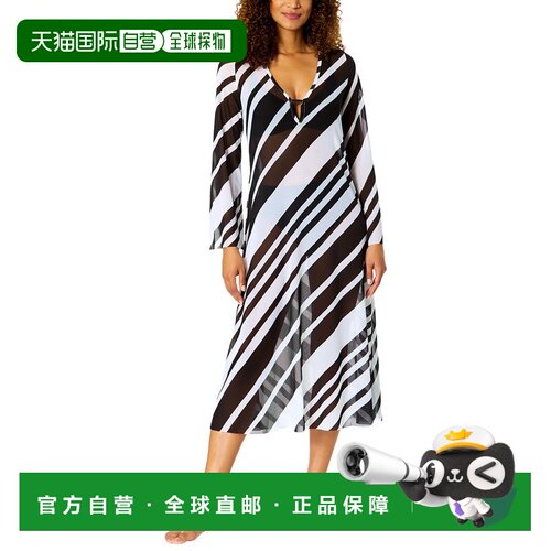 自营Anne Cole领带正面preo-黑色 美国奥莱直发
